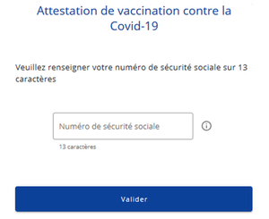 Comment avoir certificat vaccination covid en anglais